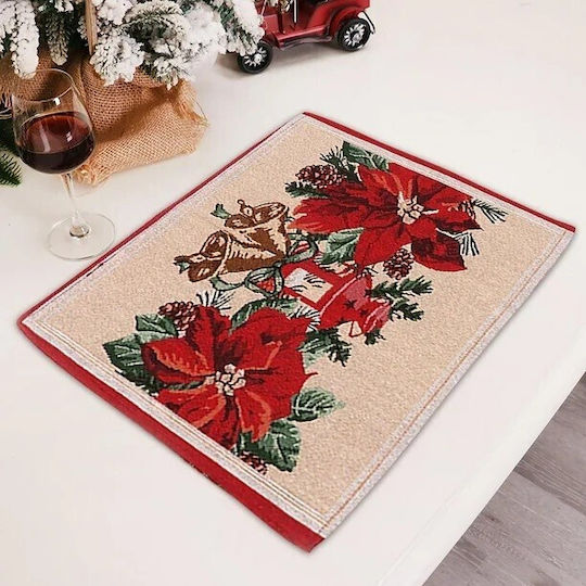 Alista Home Σουπλά Υφασμάτινο Κόκκινο 43x34cm