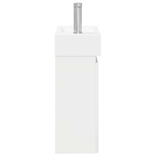 vidaXL Плот със Смесител М45.5xД22.5xВ84см Бял