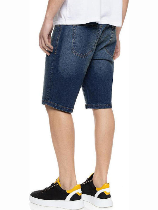 Herren Shorts Denim Mid Wash