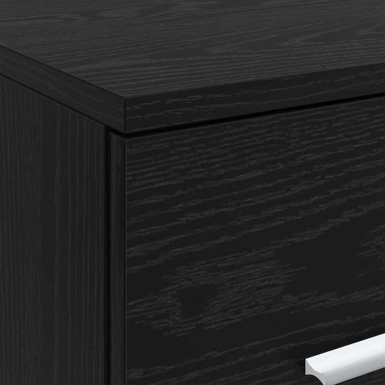 vidaXL Vanity Unit Without Sink M30xD44.5xH50cm Black Oak