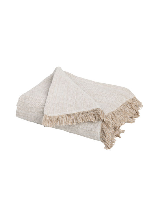 Das Home Ριχτάρι Διθέσιου Καναπέ 180x250εκ. Beige