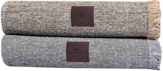 Greenwich Polo Club Decken & Couchdecken Dreisitzer-Sofa Wurf 180x300cm Grau