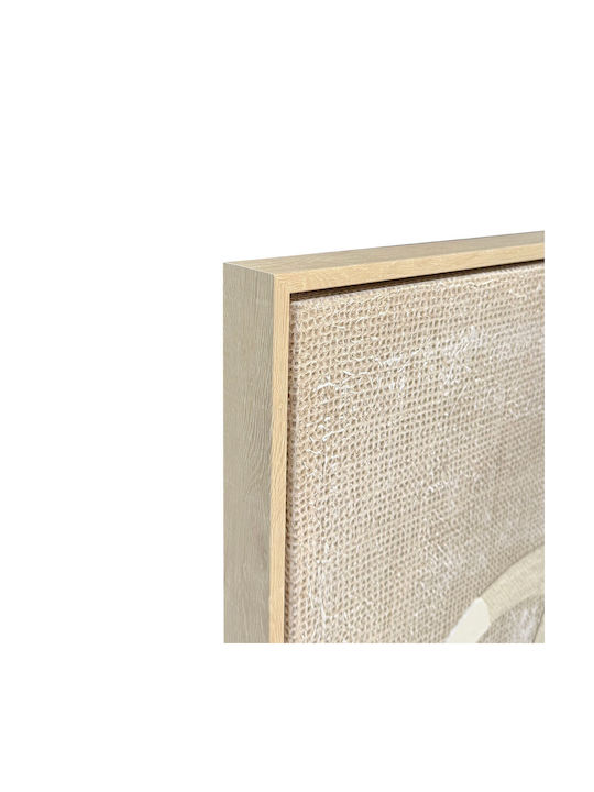 Wheat Decorative Painting Frame 80x120x4cm Canvas Beige White Ps 034667