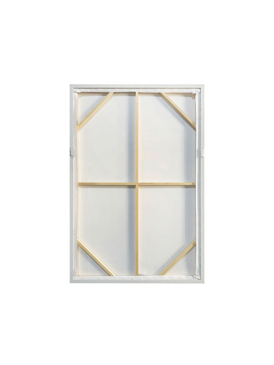 Rhythm A Πινακας Διακοσμητικος Κορνιζα 80x120x4cm Καμβας Μπεζ Λευκο Ps 034668