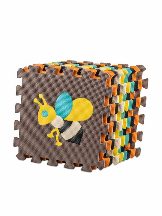 Kruzzel Interaktives Kinder-Bodenpuzzle mit Tieren 9 Teile