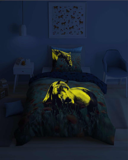 Detexpol Комплект Детски Плик за Завивка Единичен с Калъфка Fluorescent 160x200бр