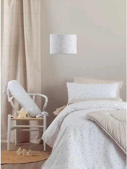 Palamaiki Bon Bon Παιδική Παπλωματοθήκη Μονή Βαμβακερή Beige 170x250εκ.