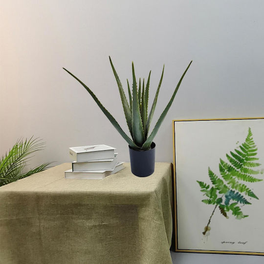 Plantă Artificială în Ghiveci Mic Aloe Green Home & Camp