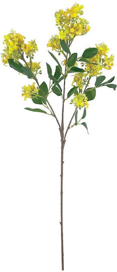 Yellow Lilac Branch X3 Flowers 70cm 24/168pcs 00-1870-3