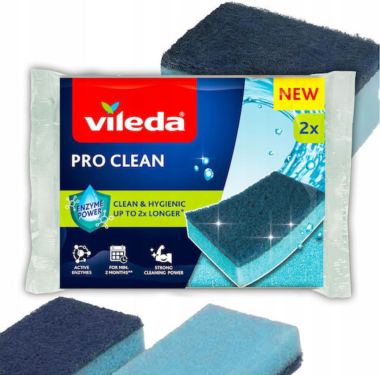 Vileda Clean Set Bureți 2 Bucăți