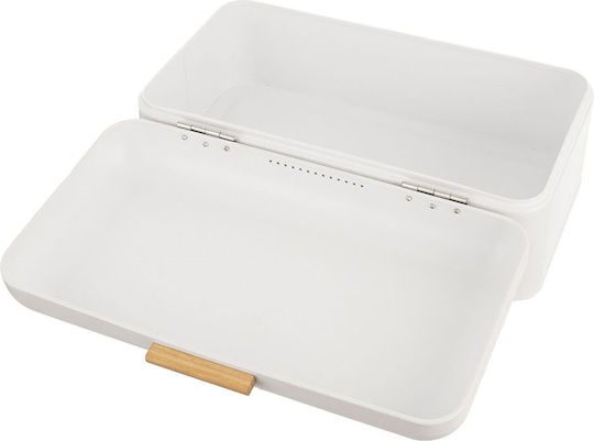 Orion Ψωμιέρα από Bamboo Λευκή 42x24x16.5cm