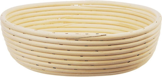 Orion Ψωμιέρα από Rattan Μπεζ 28x22x9cm