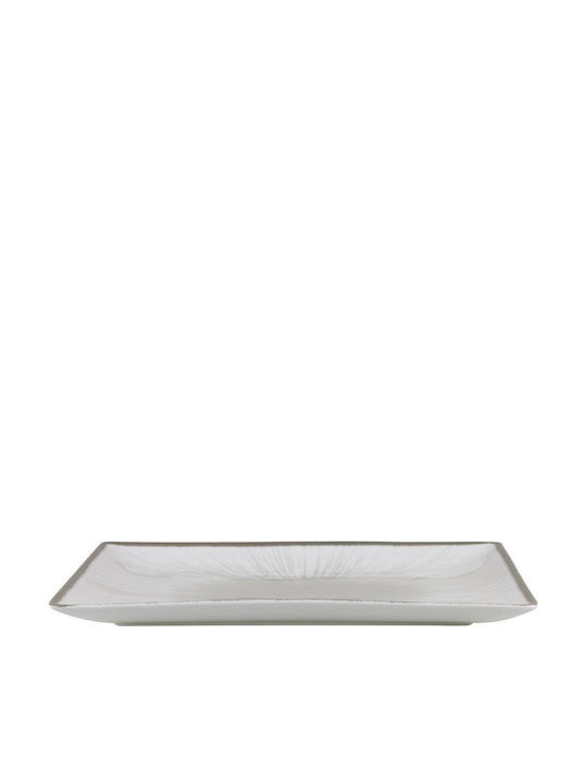 Bormioli Rocco Platou de Servire Rectangular din Porțelan Gri 27x16cm Bormioli Rocco Platou de Servire Rectangular din Porțelan Gri 27x16cm