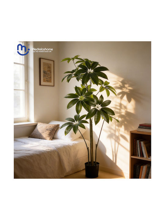 Medrelaxhome Decorative Artificial Pachira Plant Height 140cm