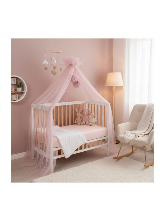 abo Mosquito Net Crib Tulle 2461-410 Pink