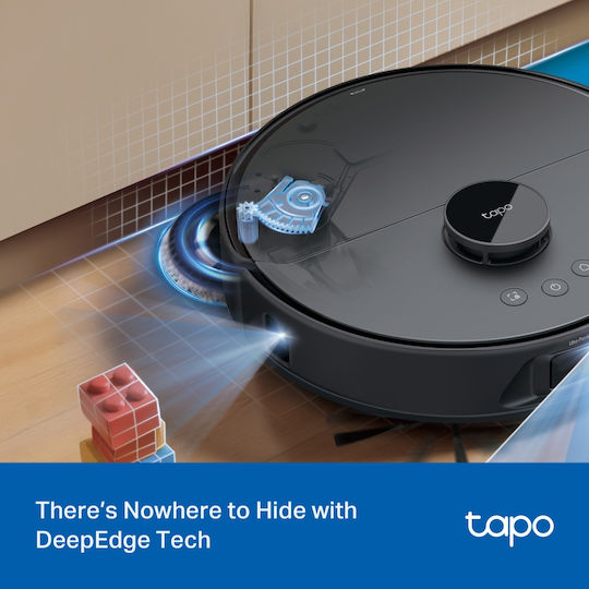TP-LINK Tapo RV50 Pro Omni Robot Vacuum Cleaner with Laser Mapping & 15000Pa Suction Power Black