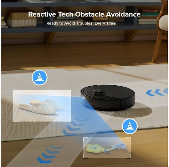 Roborock Q10 VF+ Robot Vacuum Cleaner with Laser Mapping & 10000Pa Suction Power Black