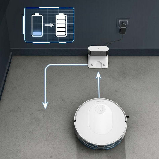Rowenta X-Plorer Serie 70 Прахосмукачка Робот с Картографиране Laser и Всмукателна Мощност 2300Pa Бяла