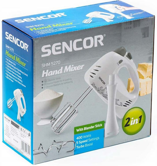 Sencor Μίξερ Χειρός 300W Λευκό
