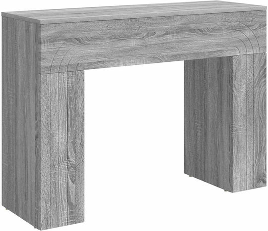 Wooden Console Gray L102xW35xH75cm