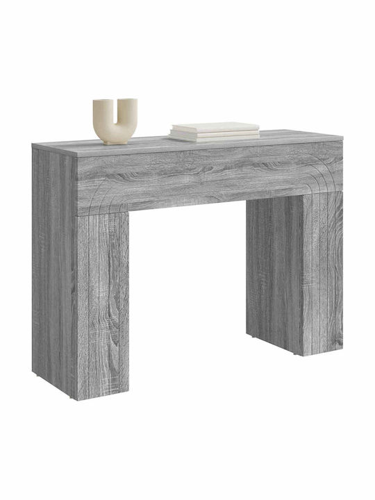 Wooden Console Gray L102xW35xH75cm