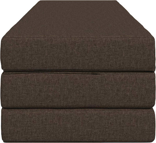 vidaXL Възглавница За Под Taupe 67x200см