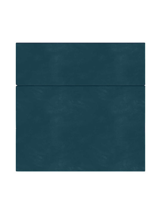 vidaXL Velvet Floor Pillow Blue 67x180cm