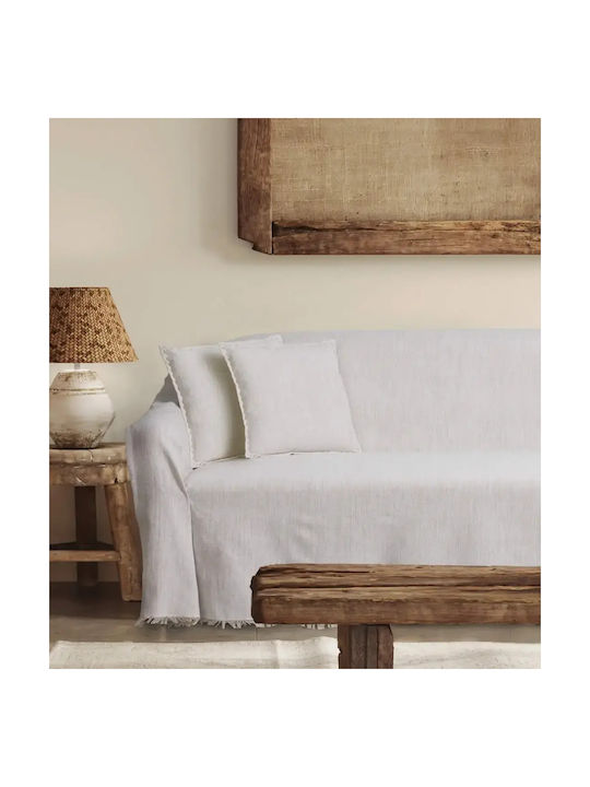 Das Home Μαξιλάρι Καναπέ 0283 από 100% Βαμβάκι Beige 40x40εκ.