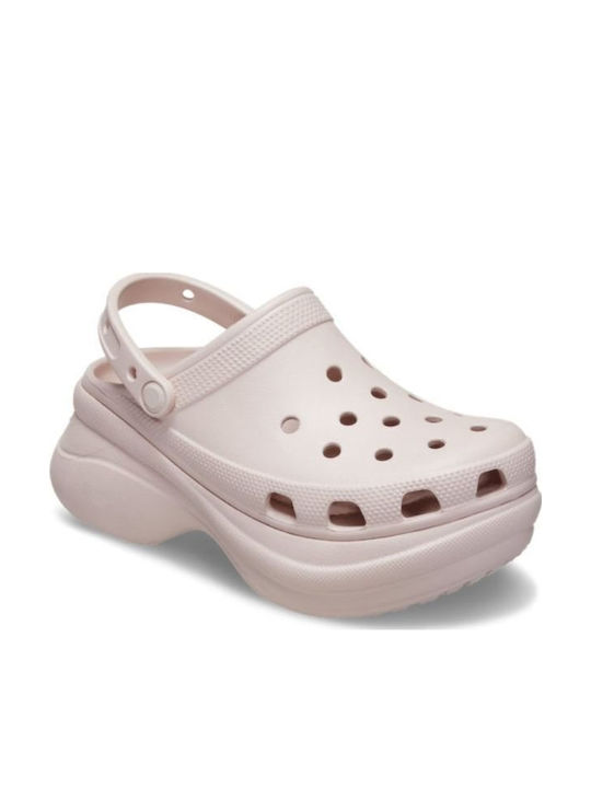 Crocs Classic Bae Γυναικεία Σαμπό Ροζ