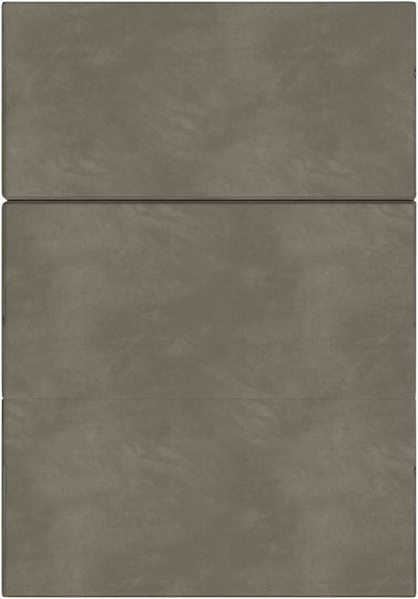 vidaXL Velvet Floor Pillow Light Gray 67x160cm