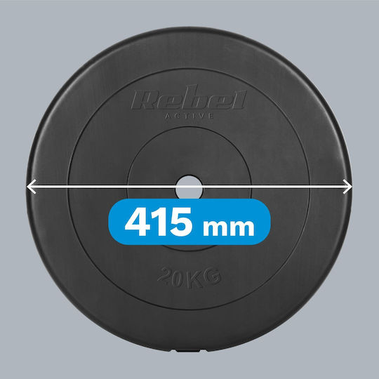 Rebel Δίσκος 1 x 20kg Φ31mm