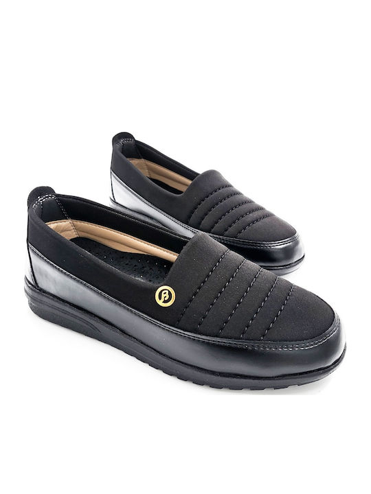 Women's Slip-On Leather Black
