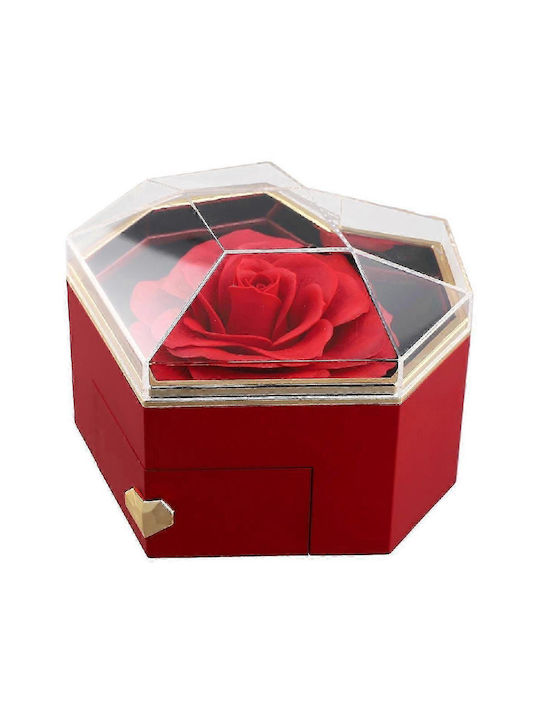 Heart-Shaped Gift Box Artificial Red Rose 12.5 × 12.5 Cm Heart-Shaped Gift Box Artificial Red Rose 12.5 × 12.5 Cm