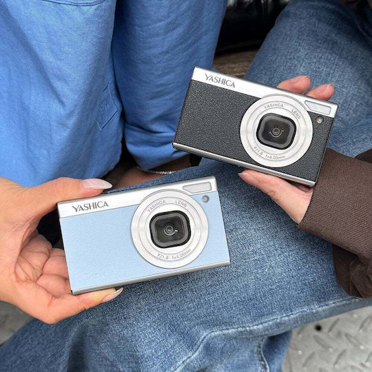 Yashica Tank Компактен Фотоапарат 12MP Оптично Увеличение 8x Син