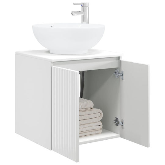 vidaXL Плот Без Мивка 49.5x44.5x65см Бял