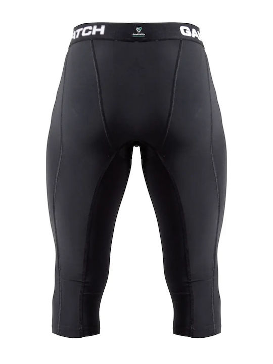 GamePatch Ανδρικό Αθλητικό Κολάν Compression Capri Μαύρο