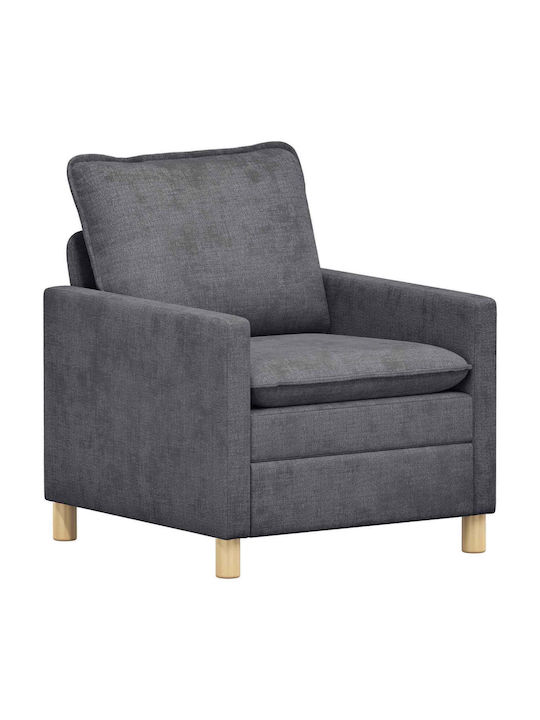 Armchair Dark Gray 76x81x87.5cm