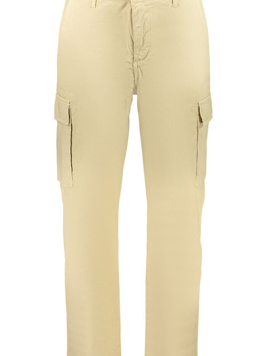 Stretch Beige Men's Trousers