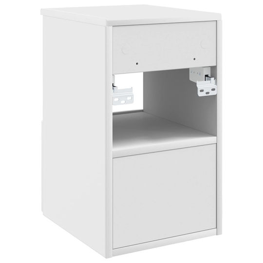 vidaXL Vanity Unit Without Sink M30xD35xH50cm White