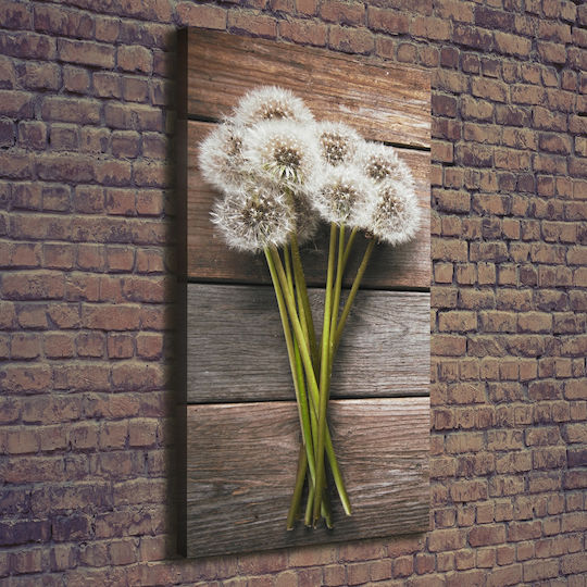 Panou De Perete Pânză Casă & Birou Buchet De Păpădii 70x140 Cm