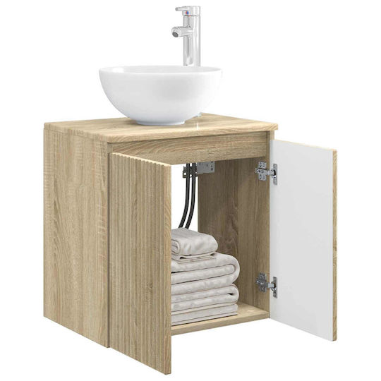 vidaXL Bathroom Vanity Unit Without Sink M49.5xW35xH63cm Oak Sonoma