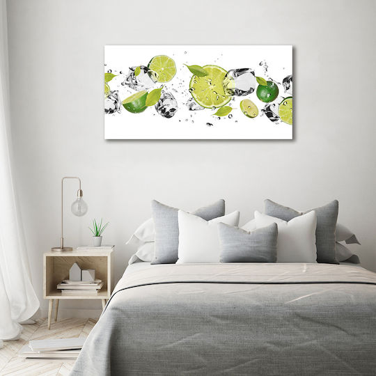Panou De Perete Pânză Construcție Fixă Rezistentă Lămâie Apă 140x70 Cm