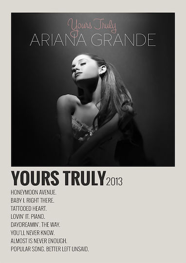 Yours Truly | Ariana Grande Ξύλινο