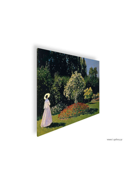 Платнен Панел Картина Lady In Garden Monet 40x30 см
