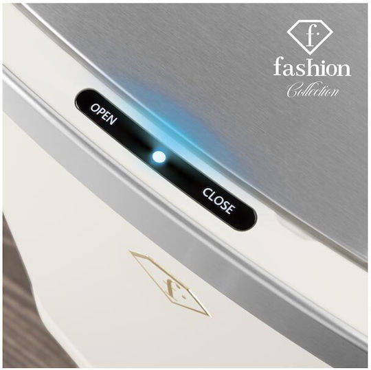 Berlinger Haus Metallischer Mülleimer mit Sensor Gold 30lt