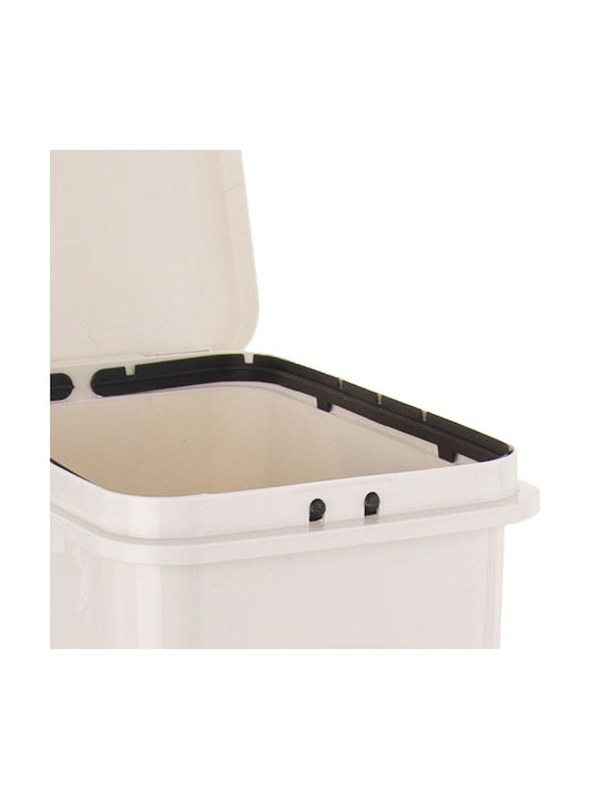 Orion Plastic Waste Bin for Cabinet White 17.5lt