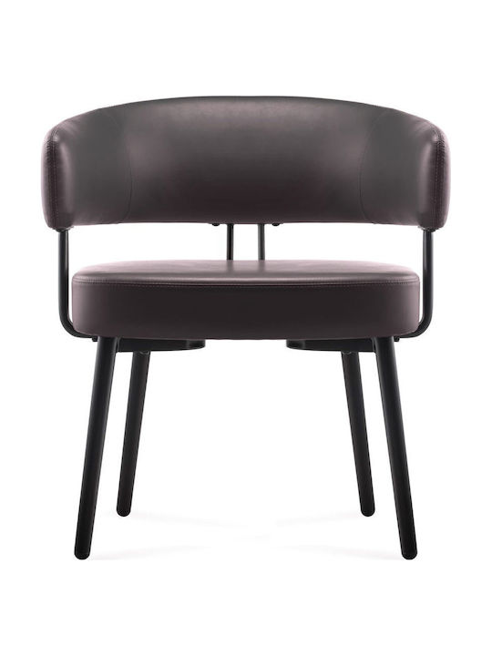 Visitor Chair Symphony in Black Colour 64x55x77cm