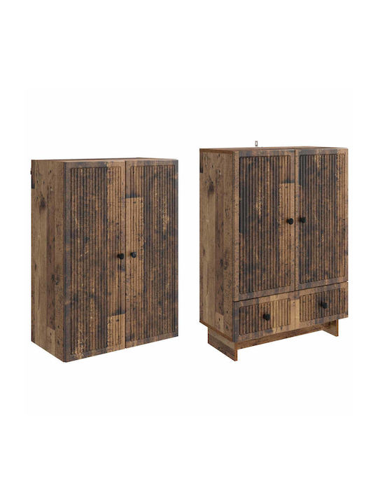 Bücherregale Braune 2Stücke 66x34.5x95cm