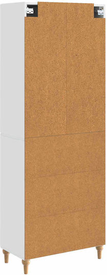 Weißes Bücherregal (2 Stück) 66x34,5x90cm