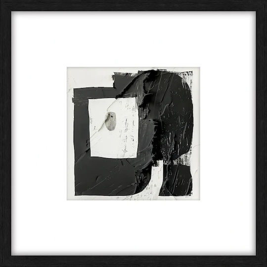 Obraz Basalt 105‑9842 Πίνακας Τοίχου 60x60 Basalt Art Άσπρο Μαύρο Obraz Basalt 105‑9842 Πίνακας Τοίχου 60x60 Basalt Art Άσπρο Μαύρο